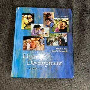 Blue Human Development Book by Robert V. Kail and John C. Cavanaugh